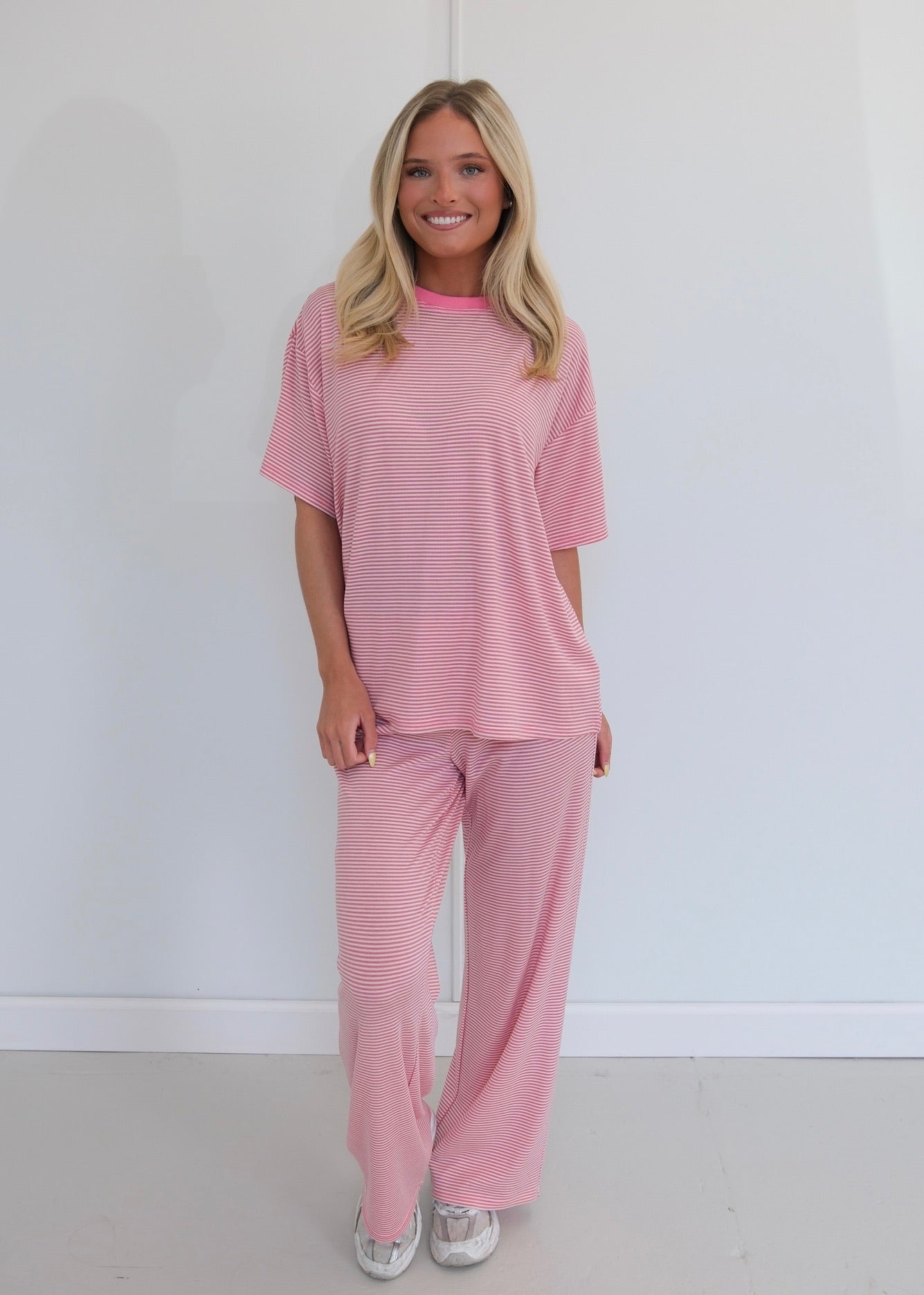 Bubblegum Striped Top