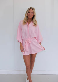 Ellie Romper - Pink