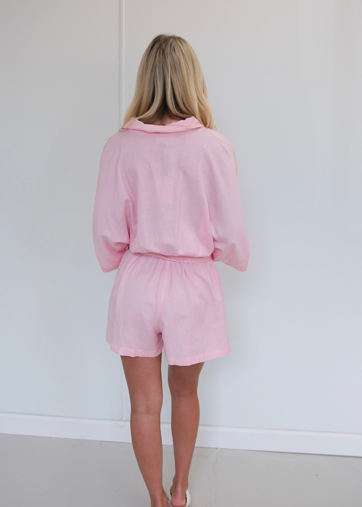 Ellie Romper - Pink