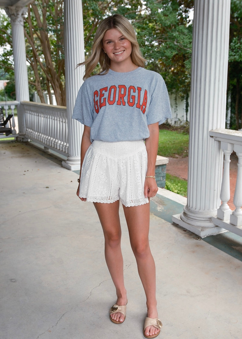 Sarah Eyelet Shorts