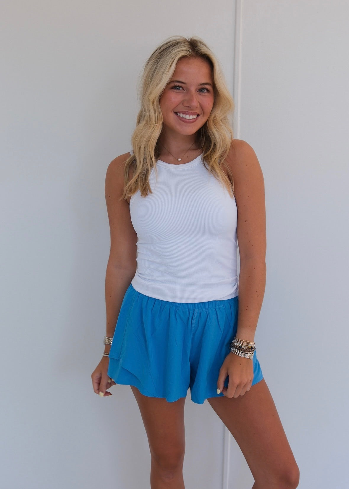 Ribbed Halter Tank