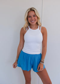 Ribbed Halter Tank