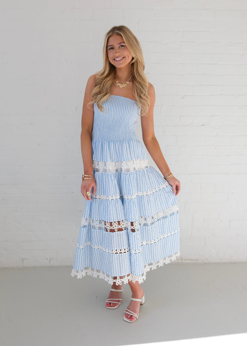 Lilly Beth Dress - Blue