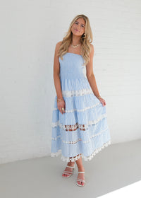 Lilly Beth Dress - Blue