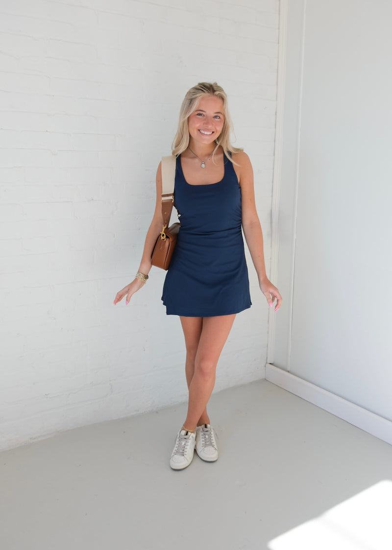 Hattie Active Dress - Navy