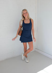 Hattie Active Dress - Navy