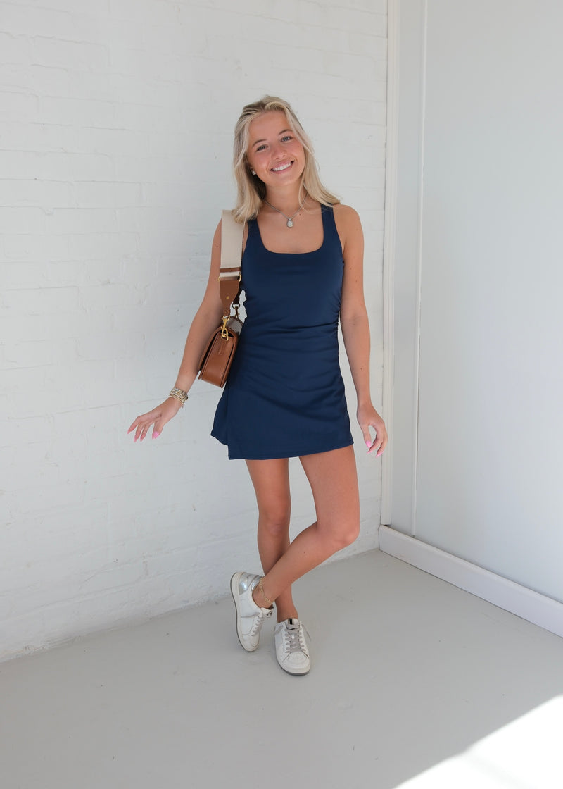 Hattie Active Dress - Navy