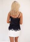 Raleigh Lace Tank - Black