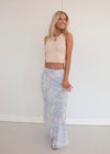 Animal Print Skirt - Light purple