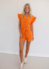 Emersyn Romper - Orange