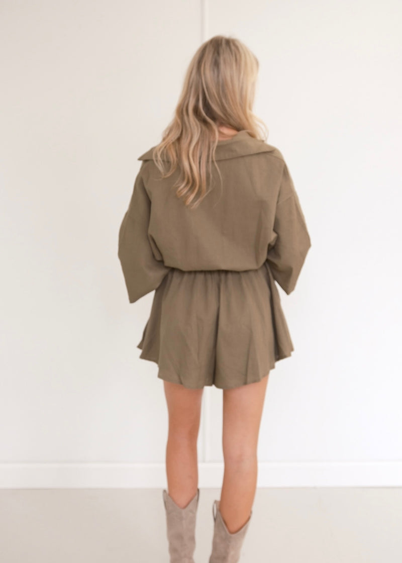 Kennedy Olive Romper
