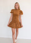 Callie Suede Dress