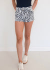 Zebra Print Shorts