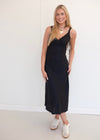 Iris Midi Dress - Black