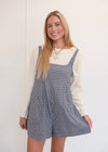 Adair Romper - Navy/Cream