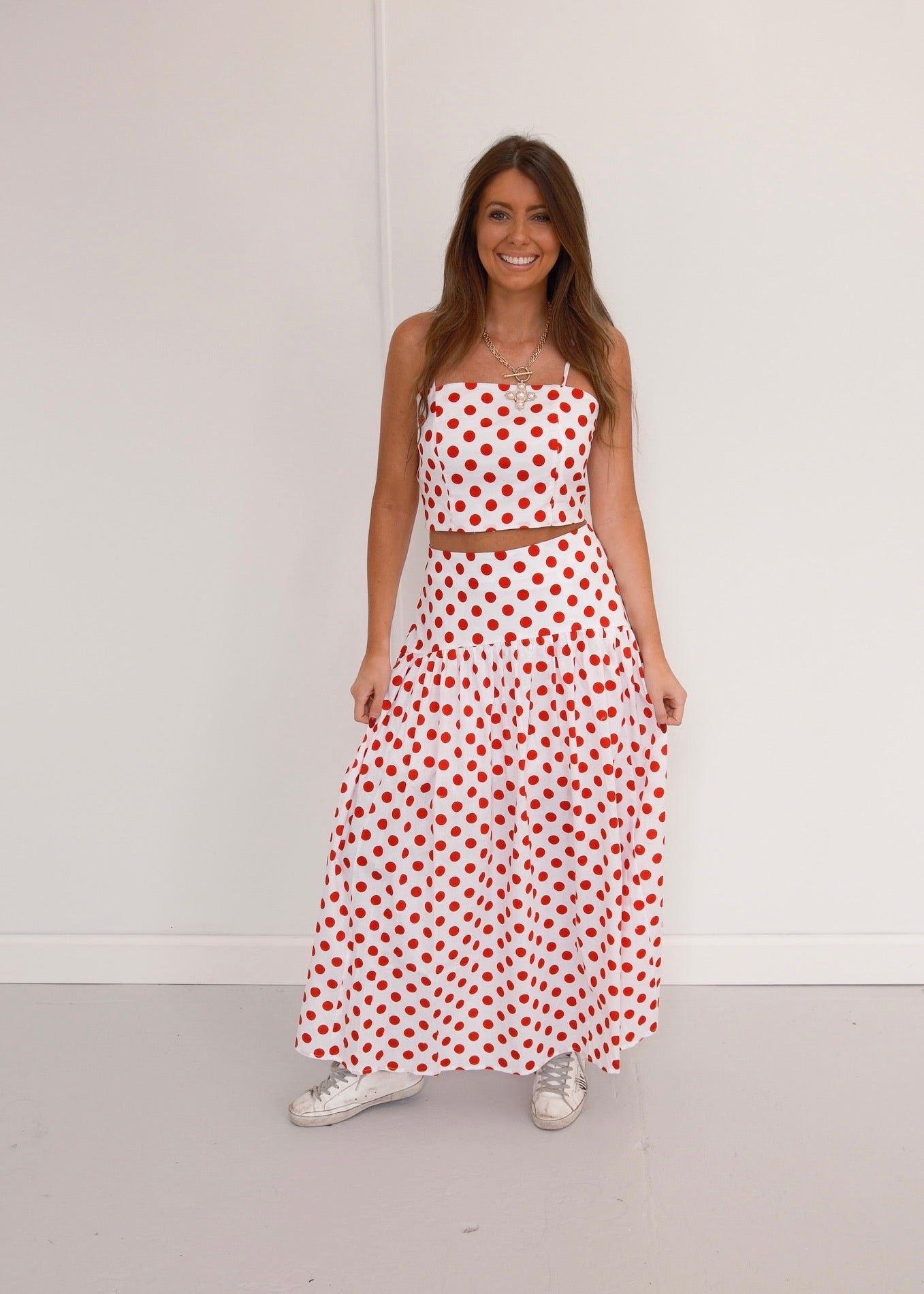 Marilyn Set - Red & White Polka Dot