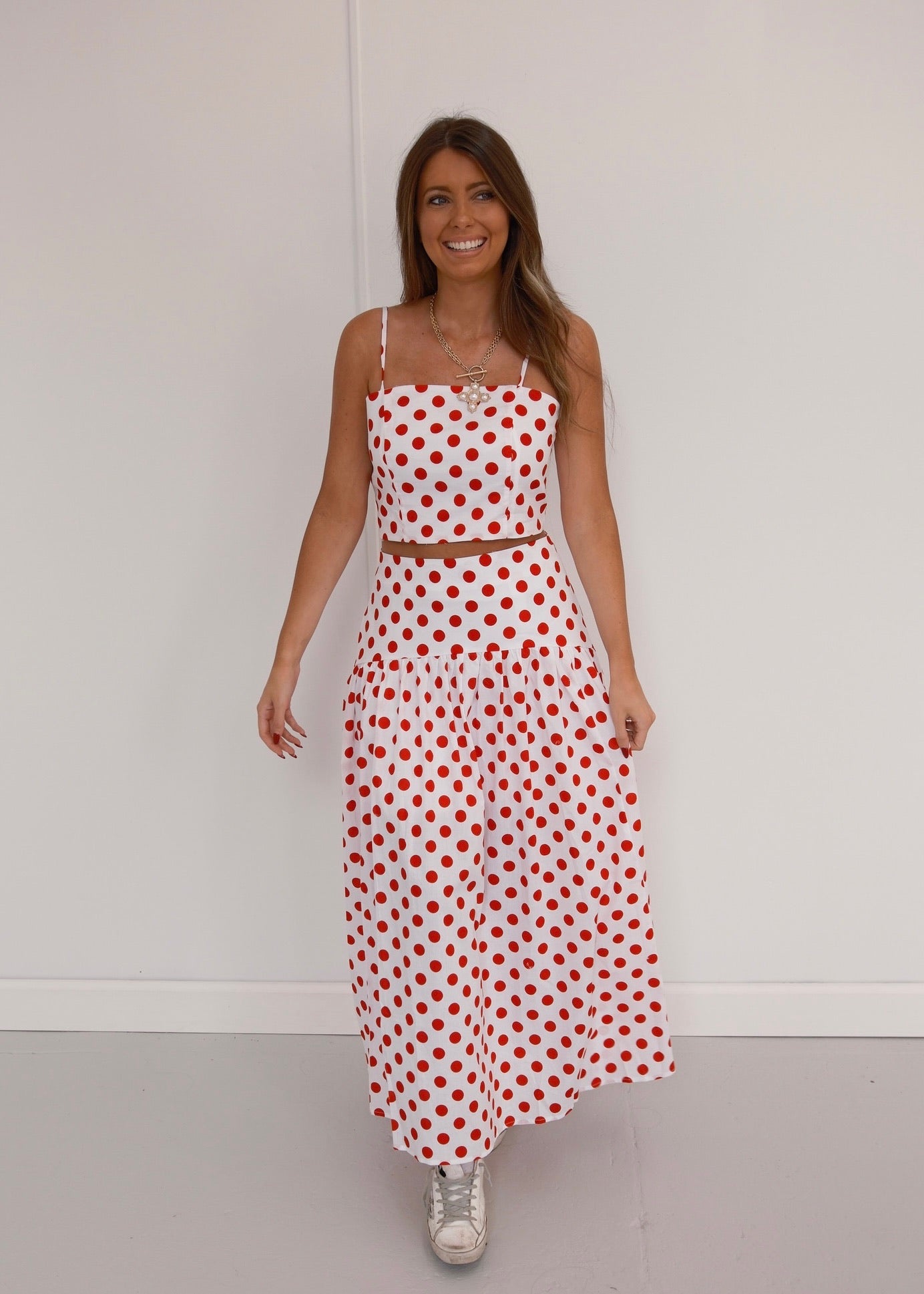 Marilyn Set - Red & White Polka Dot