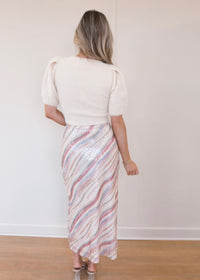 Taylor Puff Sleeve Sweater - Cream