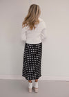 Polka Dot Midi Skirt