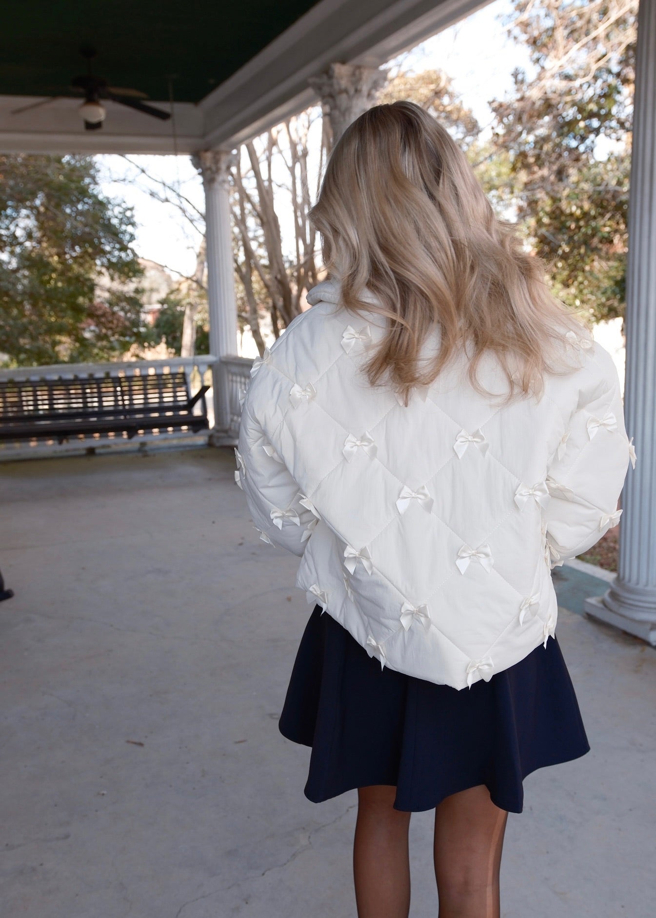 Bow Jacket - Cream