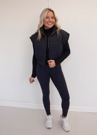 Jemma Cropped Puffer Vest