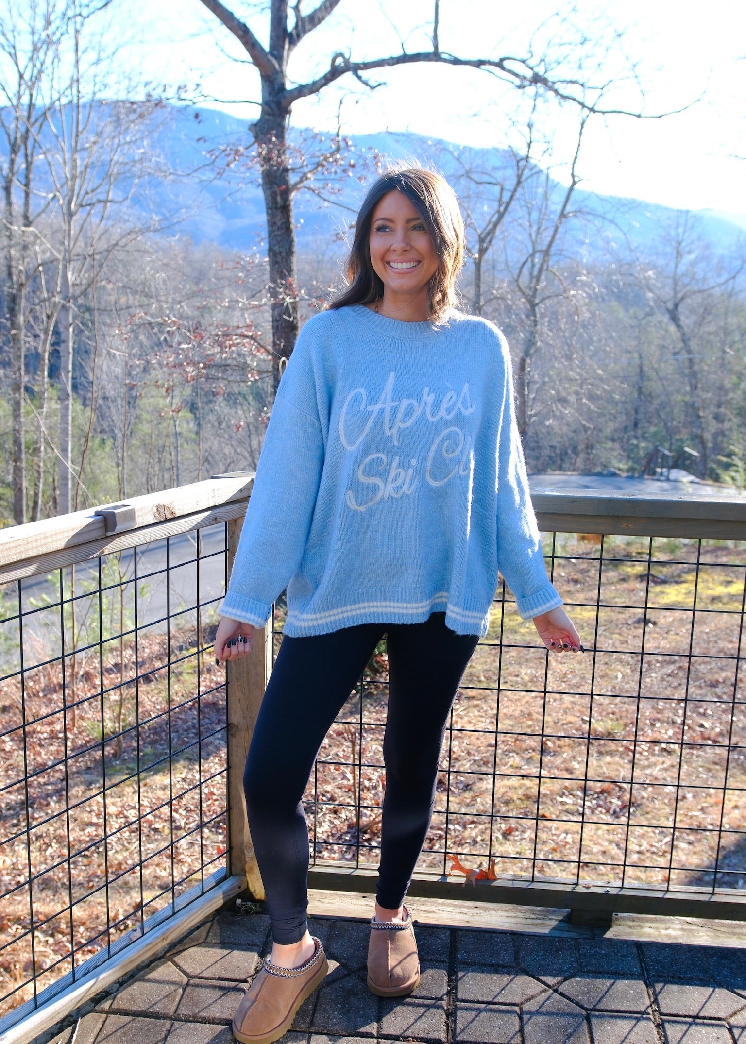 Apres Ski Club Sweater - Baby Blue