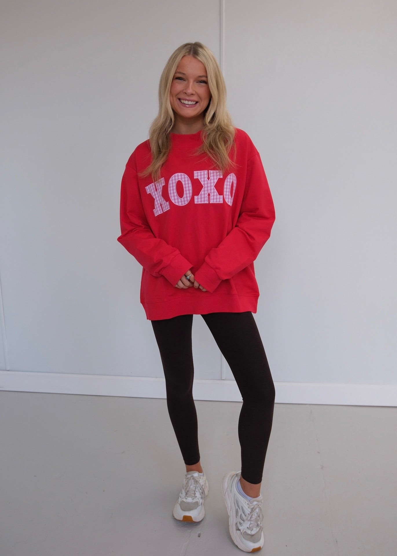 XOXO Mock Neck Sweatshirt