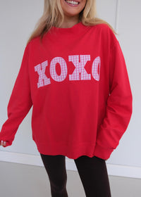 XOXO Mock Neck Sweatshirt