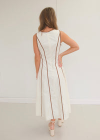Peyton Midi Dress - Cream