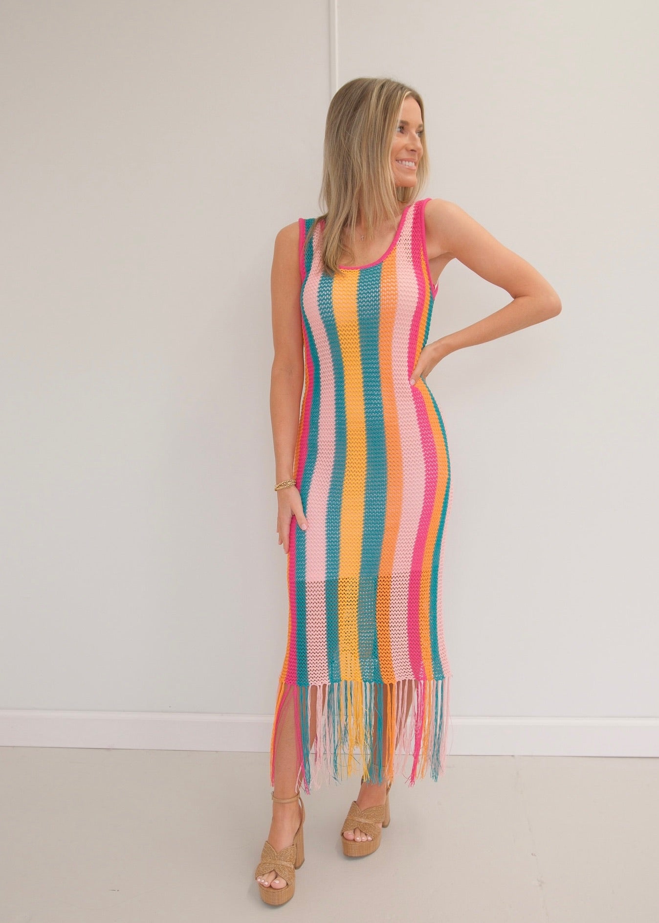 Cabo Fringe Dress