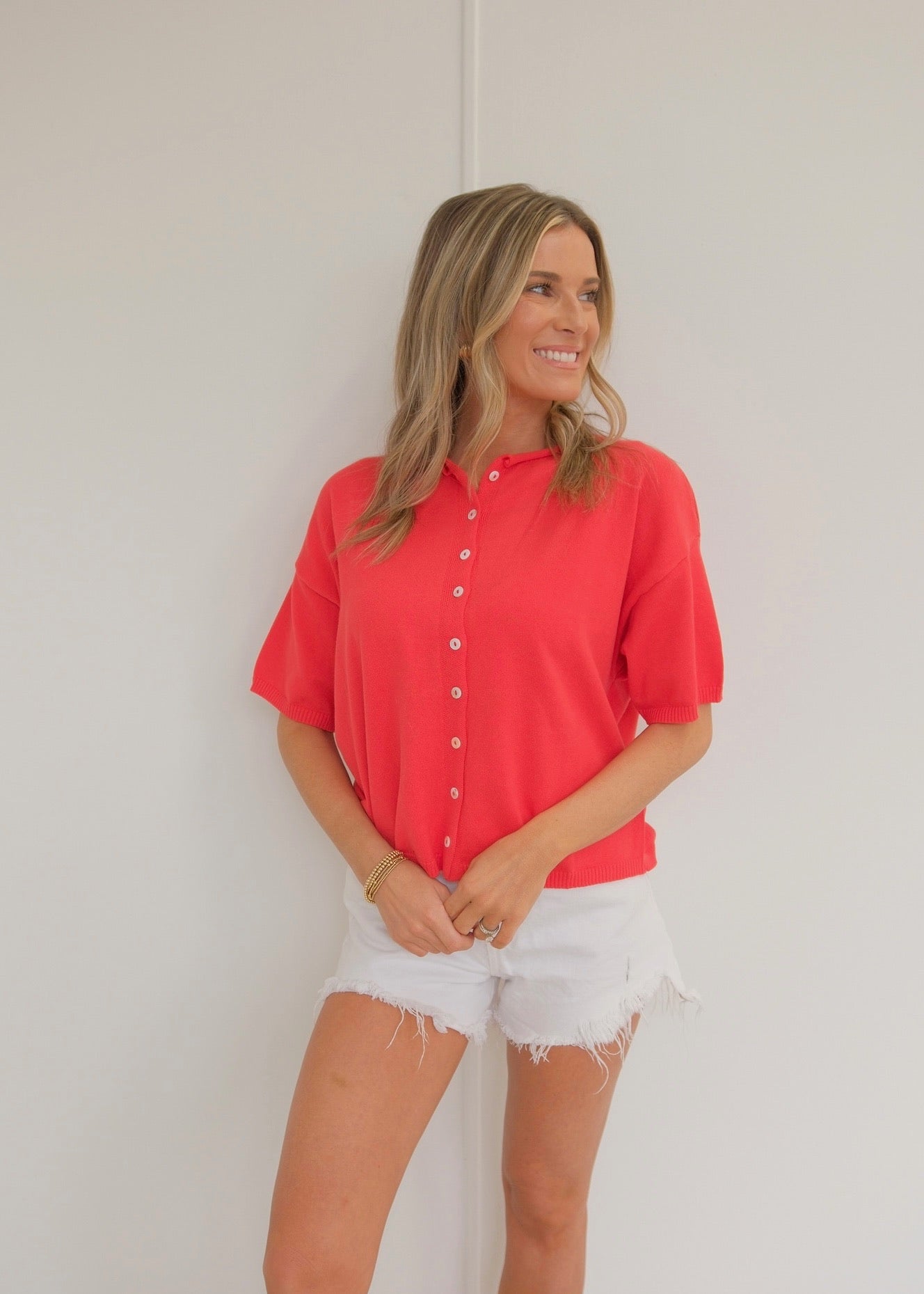 Maggie Cardigan - Red