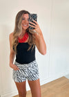 Zebra Print Shorts