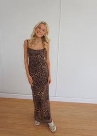 Janie Cheetah Maxi Dress