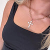 Pearl Cross Necklace