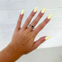 Black Stone Cable Ring