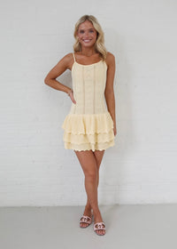 Daisy Yellow Dress