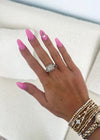 Crystal Cable Ring