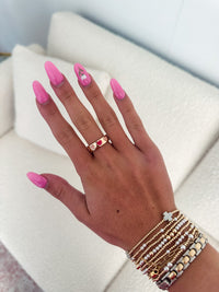 Colorful Heart Ring