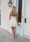 Kasie Lace Mini Dress - White