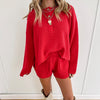 Farrah Sweater Set - Red