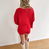 Farrah Sweater Set - Red
