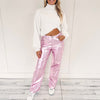 Briar Pink Metallic Pants
