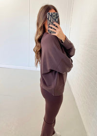 Chocolate Brown Ultra Soft Pullover