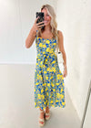 Lemon Midi Dress