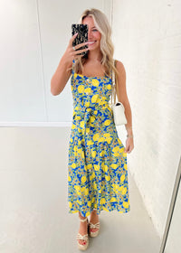 Lemon Midi Dress