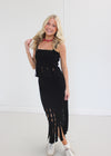 Margo Fringe Set - Black
