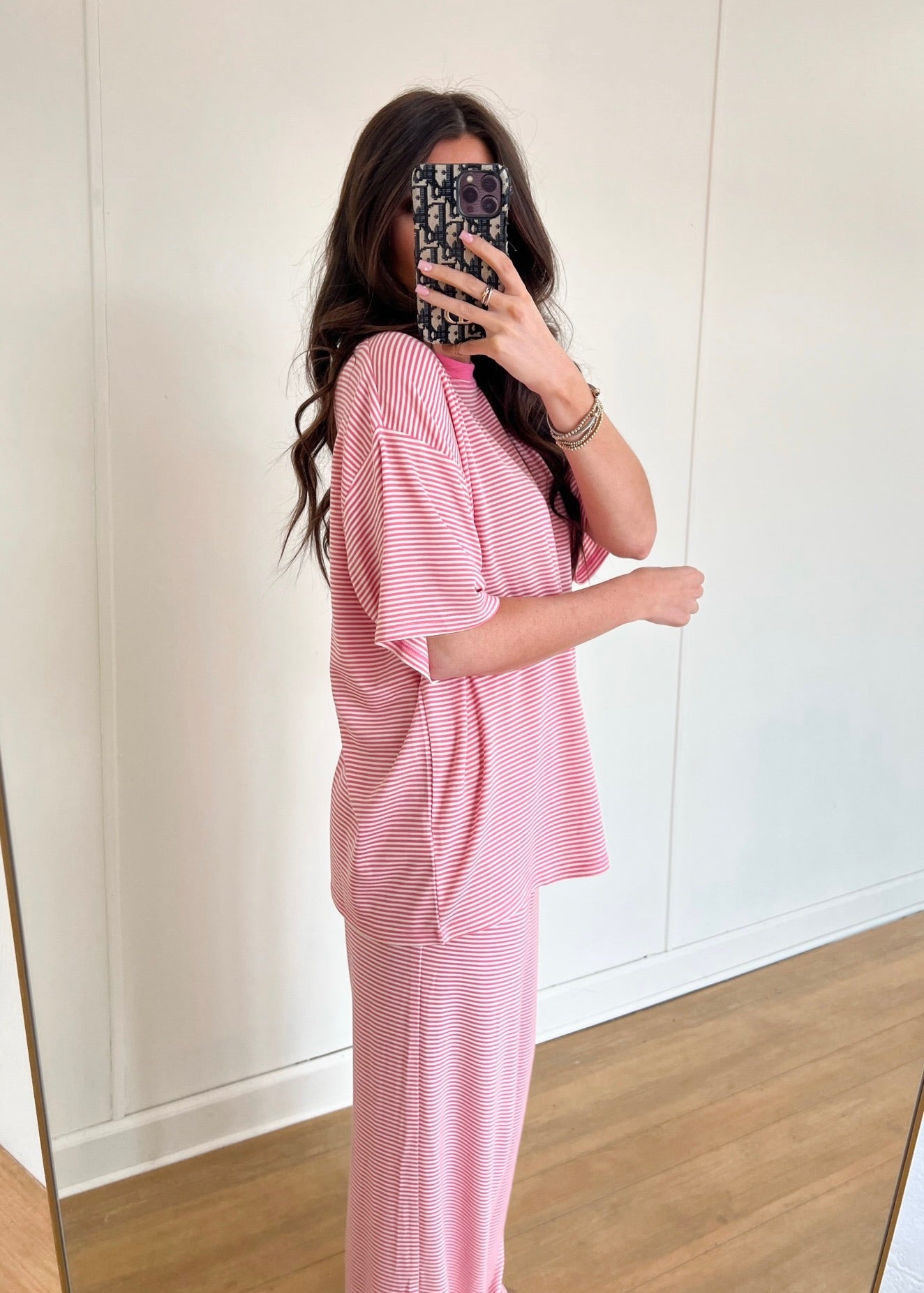 Bubblegum Striped Top