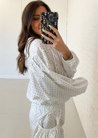 Polka Dot Lightweight Jacket