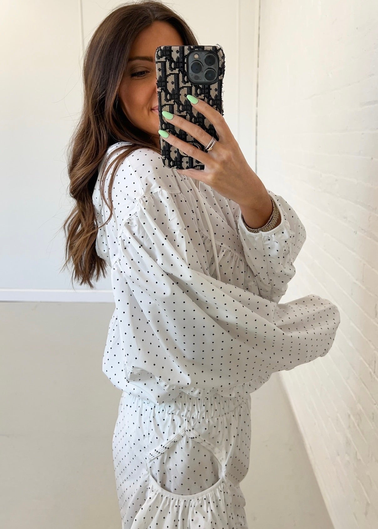 Polka Dot Lightweight Jacket