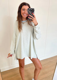 Comfy Striped Lounge Shorts - Light Blue